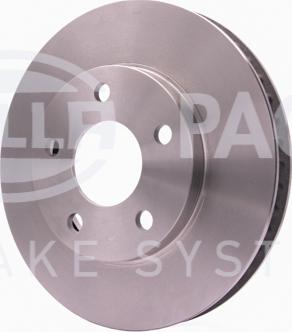 HELLA 8DD 355 106-011 - Спирачен диск vvparts.bg