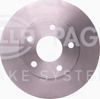 HELLA 8DD 355 106-011 - Спирачен диск vvparts.bg