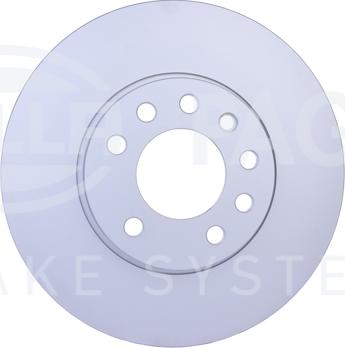 HELLA 8DD 355 106-071 - Спирачен диск vvparts.bg