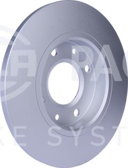 HELLA 8DD 355 106-191 - Спирачен диск vvparts.bg