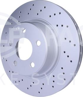 HELLA 8DD 355 106-871 - Спирачен диск vvparts.bg