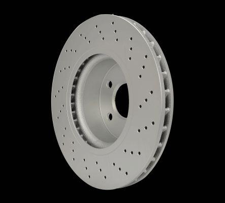 HELLA 8DD 355 106-872 - Спирачен диск vvparts.bg