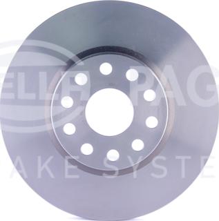 HELLA 8DD 355 106-301 - Спирачен диск vvparts.bg