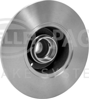 HELLA 8DD 355 100-471 - Спирачен диск vvparts.bg