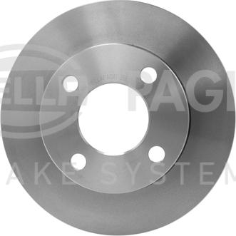 HELLA 8DD 355 100-621 - Спирачен диск vvparts.bg