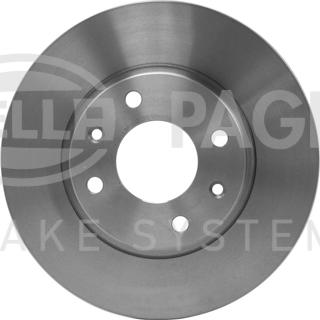 HELLA 8DD 355 100-851 - Спирачен диск vvparts.bg