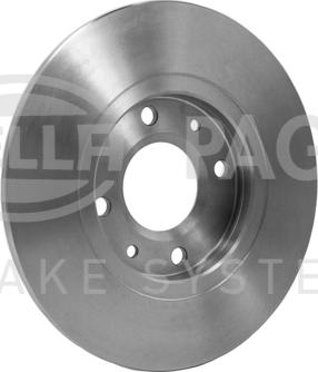 HELLA 8DD 355 100-851 - Спирачен диск vvparts.bg