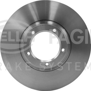 HELLA 8DD 355 100-291 - Спирачен диск vvparts.bg