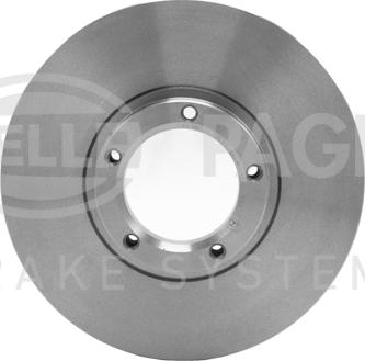 HELLA 8DD 355 101-401 - Спирачен диск vvparts.bg