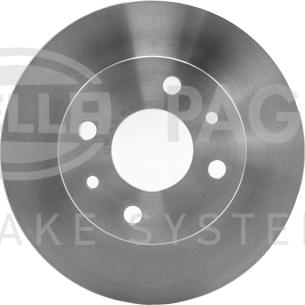 HELLA 8DD 355 101-131 - Спирачен диск vvparts.bg