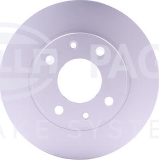 HELLA 8DD 355 101-801 - Спирачен диск vvparts.bg