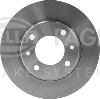 HELLA 8DD 355 101-811 - Спирачен диск vvparts.bg