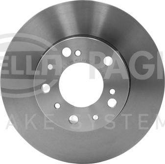 HELLA 8DD 355 101-781 - Спирачен диск vvparts.bg