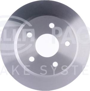 HELLA 8DD 355 108-611 - Спирачен диск vvparts.bg