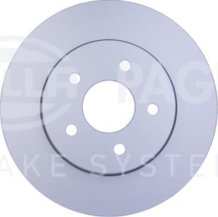 HELLA 8DD 355 108-061 - Спирачен диск vvparts.bg