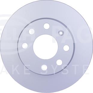 HELLA 8DD 355 108-311 - Спирачен диск vvparts.bg