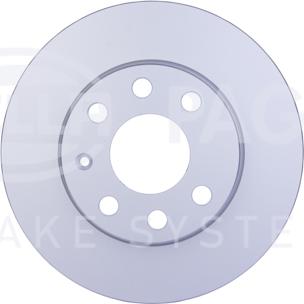 HELLA 8DD 355 108-331 - Спирачен диск vvparts.bg