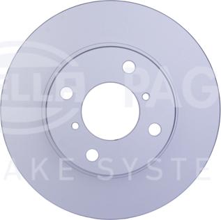 HELLA 8DD 355 108-211 - Спирачен диск vvparts.bg