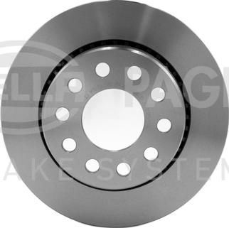 HELLA 8DD 355 103-851 - Спирачен диск vvparts.bg