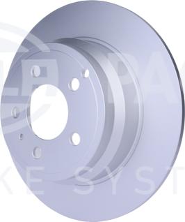 HELLA 8DD 355 103-701 - Спирачен диск vvparts.bg