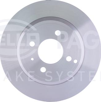 HELLA 8DD 355 102-911 - Спирачен диск vvparts.bg