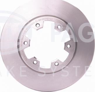 HELLA 8DD 355 102-921 - Спирачен диск vvparts.bg