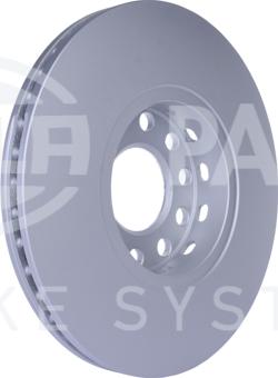 HELLA 8DD 355 102-821 - Спирачен диск vvparts.bg