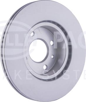 HELLA 8DD 355 102-301 - Спирачен диск vvparts.bg