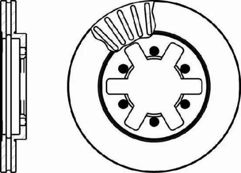 HELLA 8DD 355 102-331 - Спирачен диск vvparts.bg