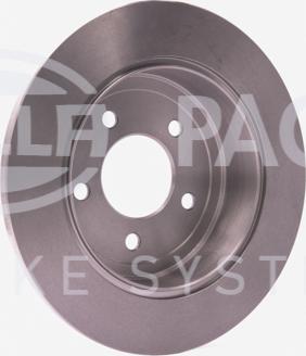 HELLA 8DD 355 107-901 - Спирачен диск vvparts.bg