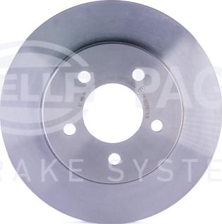 HELLA 8DD 355 107-931 - Спирачен диск vvparts.bg