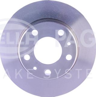 HELLA 8DD 355 107-401 - Спирачен диск vvparts.bg