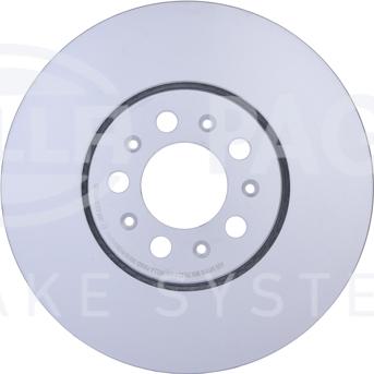 HELLA 8DD 355 107-611 - Спирачен диск vvparts.bg