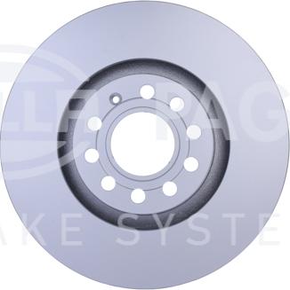 HELLA 8DD 355 107-631 - Спирачен диск vvparts.bg