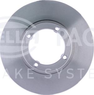 HELLA 8DD 355 107-011 - Спирачен диск vvparts.bg