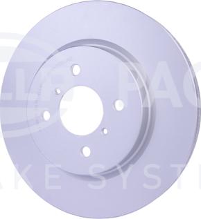 HELLA 8DD 355 119-471 - Спирачен диск vvparts.bg