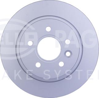 HELLA 8DD 355 119-501 - Спирачен диск vvparts.bg