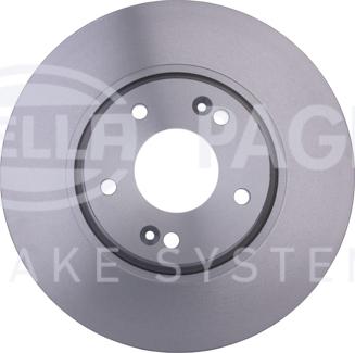 HELLA 8DD 355 114-511 - Спирачен диск vvparts.bg