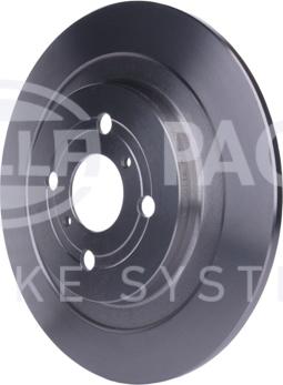 HELLA 8DD 355 114-051 - Спирачен диск vvparts.bg