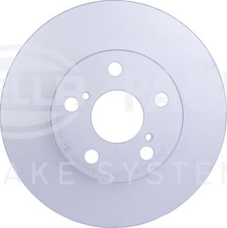 HELLA 8DD 355 116-981 - Спирачен диск vvparts.bg