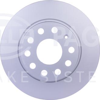 HELLA 8DD 355 116-971 - Спирачен диск vvparts.bg