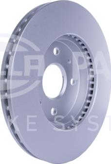 HELLA 8DD 355 116-541 - Спирачен диск vvparts.bg