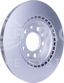 HELLA 8DD 355 116-691 - Спирачен диск vvparts.bg