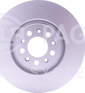 HELLA 8DD 355 116-651 - Спирачен диск vvparts.bg