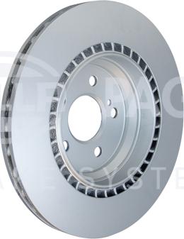 HELLA 8DD 355 116-282 - Спирачен диск vvparts.bg