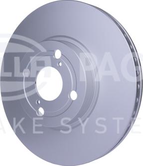 HELLA 8DD 355 110-451 - Спирачен диск vvparts.bg