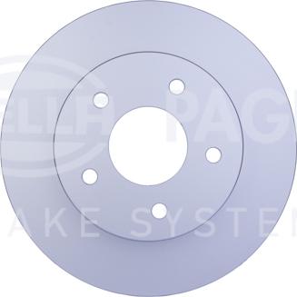 HELLA 8DD 355 110-401 - Спирачен диск vvparts.bg