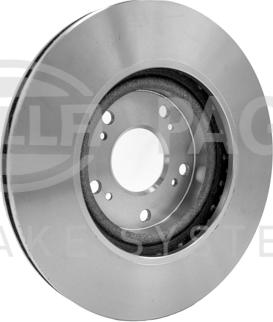 HELLA 8DD 355 110-301 - Спирачен диск vvparts.bg