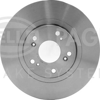 HELLA 8DD 355 110-301 - Спирачен диск vvparts.bg