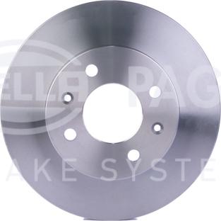 HELLA 8DD 355 111-431 - Спирачен диск vvparts.bg